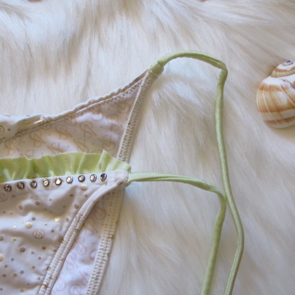 Vs | String Bikini Bottom With Rhinestone And Gold - image 4